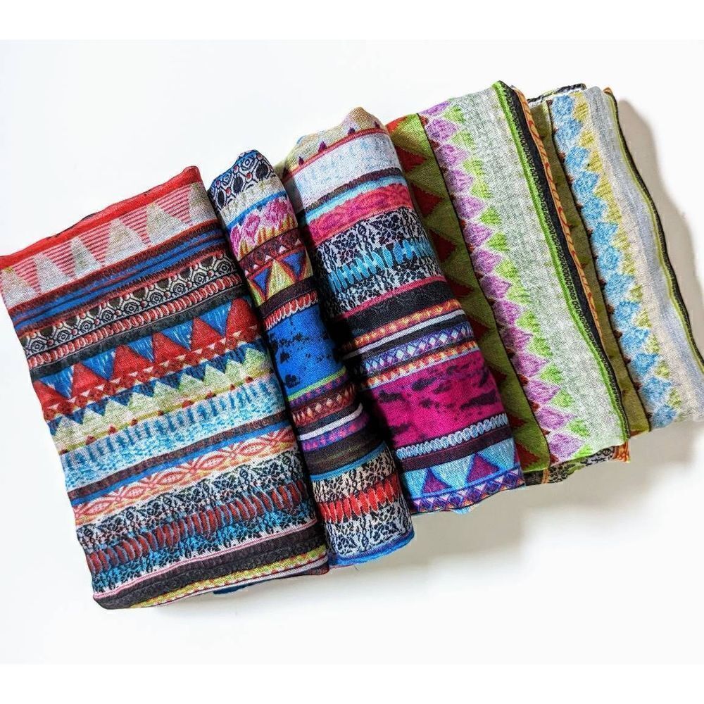 Ladies Aztec Scarf - Picture 1 of 13